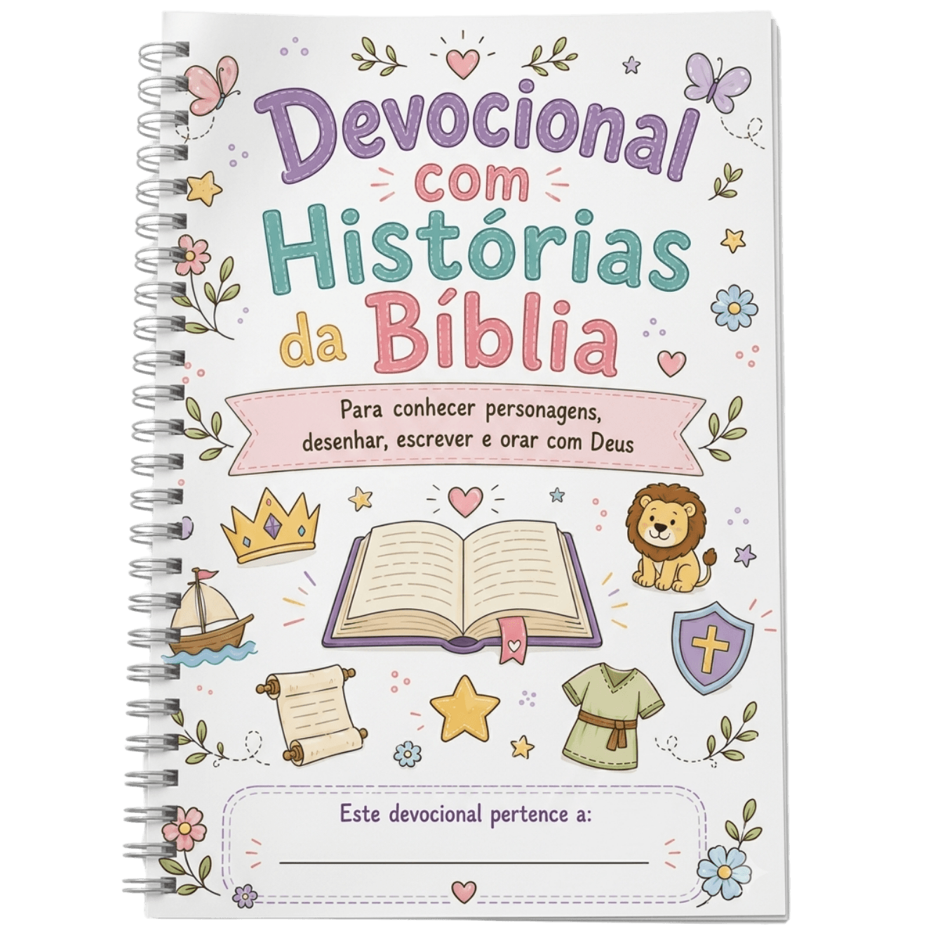 Capa do Devocional com Histórias da Bíblia