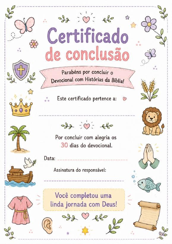 O certificado que ela vai querer pendurar na parede